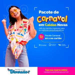 Imagem representativa: Pacote Carnaval Caldas Novas em Promoção: Hotel Barato com Parque