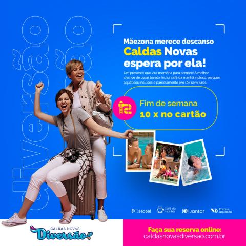 Imagem representativa: Hotel para Dia das Mães em Caldas Novas| 10x no Cartão