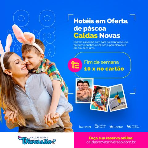Imagem representativa: Ofertas de páscoa - Hóteis em Caldas Novas com gosto de chocolate