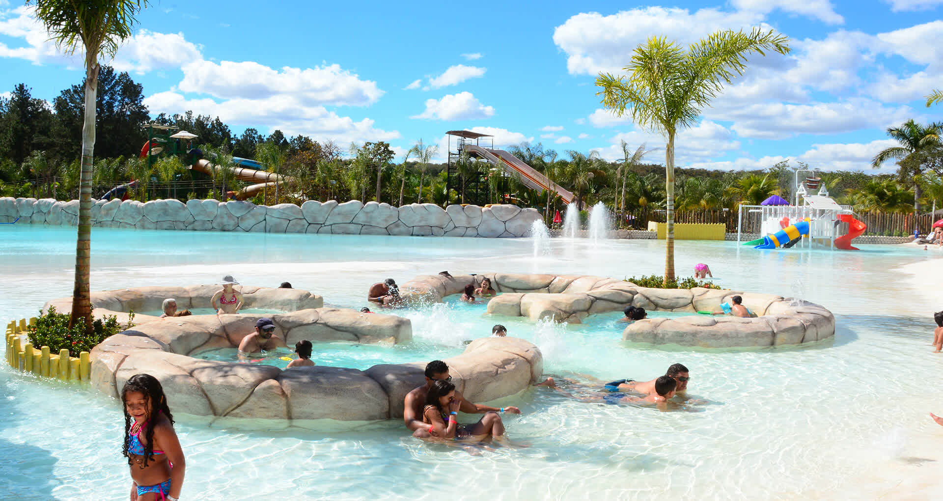 Lagoa Termas Parque e Lagoa Ecopraia em Caldas Novas GO