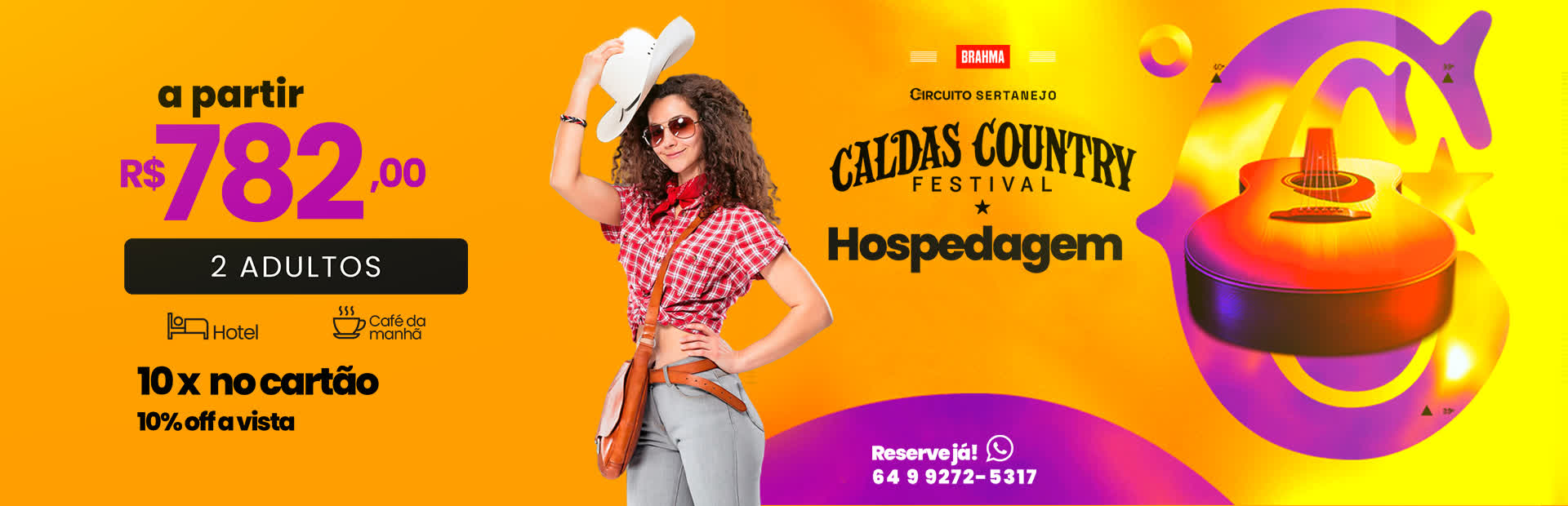 Hospedagem Caldas Country Show - Escolha seu hotel e venha para festa