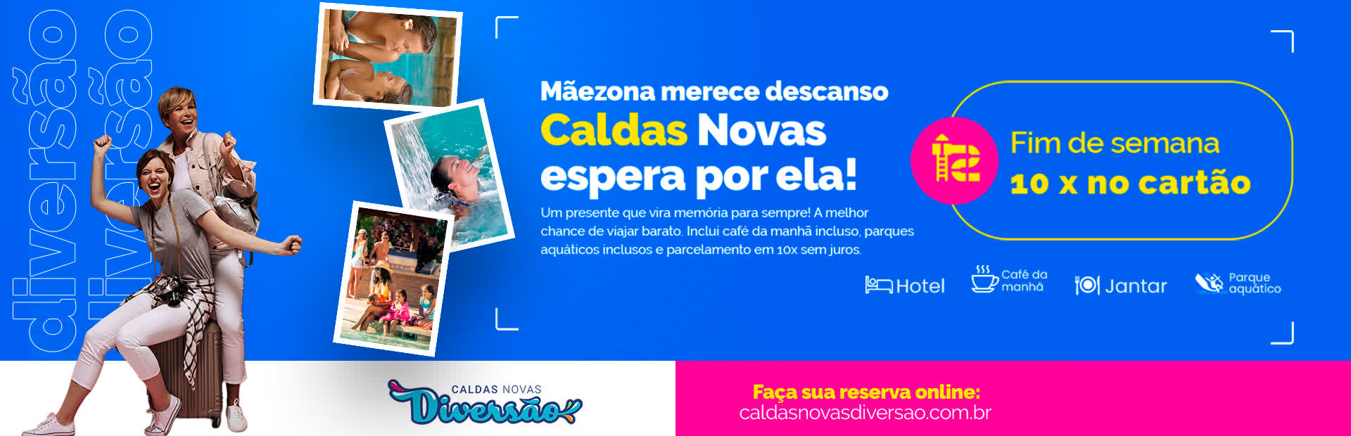 Hotel para Dia das Mães em Caldas Novas